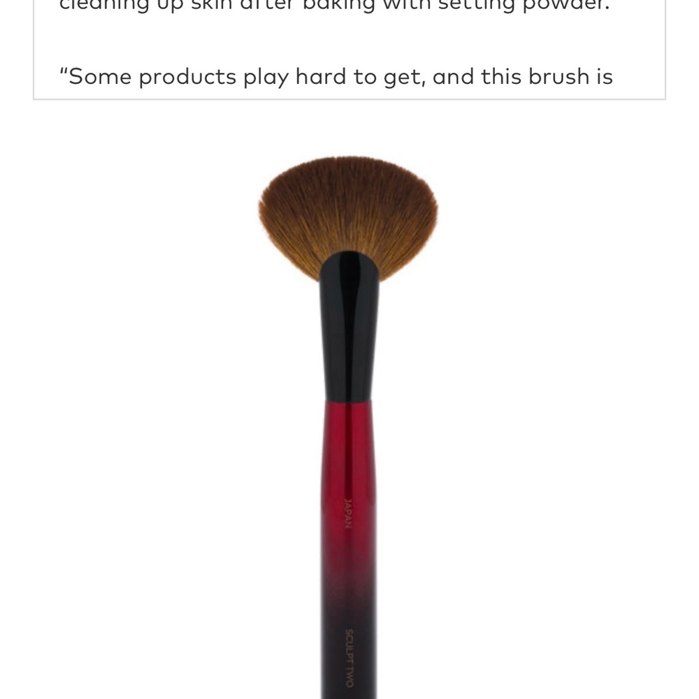 Sonia G- luxury Japanese Sculpting brush.